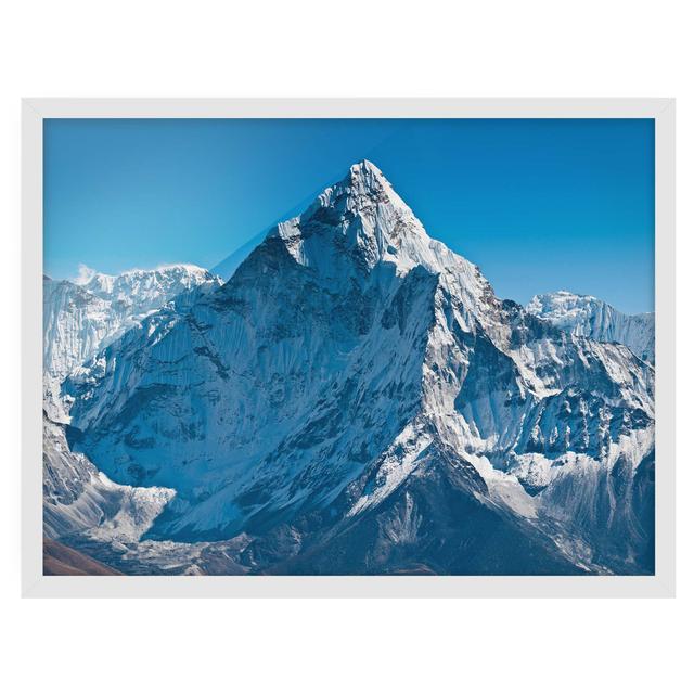 The Himalayas - Picture Frame Graphic Art Union Rustic Size: 70cm H x 100cm W x 2cm D, Frame Option: White Framed on Productcaster.