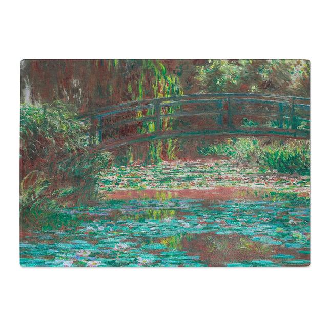 The Japanese Footbridge Vol.3 by Claude Monet Chopping Board East Urban Home Size: 28.5cm W x 39cm L on Productcaster.