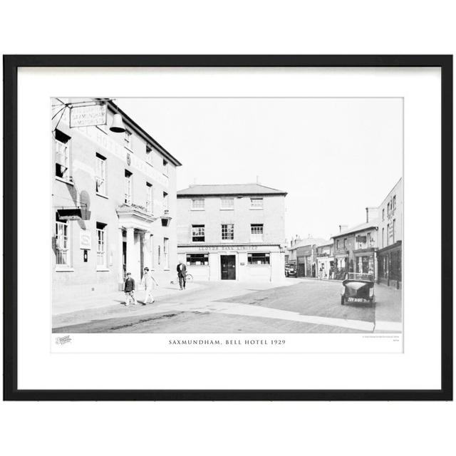 'Saxmundham, Bell Hotel 1929' by Francis Frith - Picture Frame Photograph Print on Paper The Francis Frith Collection Size: 28cm H x 36cm W x 2.3cm D on Productcaster.