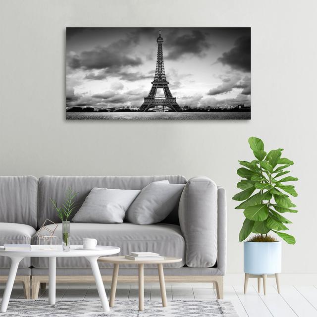 Eiffel Tower Paris - Wrapped Canvas Art Prints Ebern Designs Format: Canvas, Size: 50cm H x 100cm W x 2cm D on Productcaster.