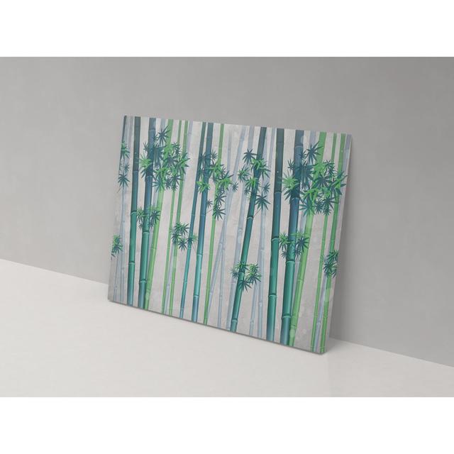 Bamboo Branches - Wrapped Canvas Print ClassicLiving Size: 36cm H x 52cm W x 4cm D on Productcaster.