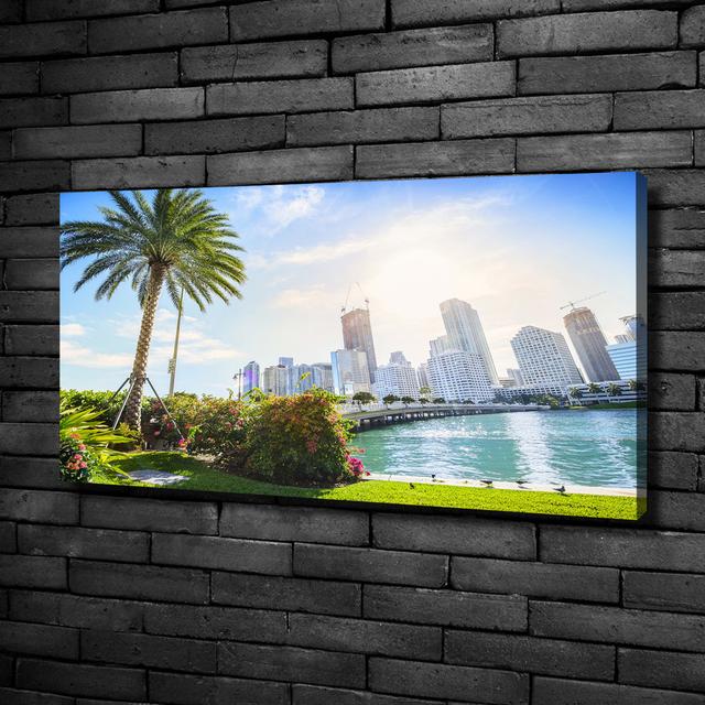 Miami Usa - Unframed Art Prints on Canvas Latitude Run on Productcaster.