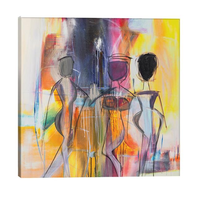 Bosa Nova by Jane M. Robinson - Wrapped Canvas Painting Latitude Run Size: 66.04cm H x 66.04cm W x 3.81cm D on Productcaster.