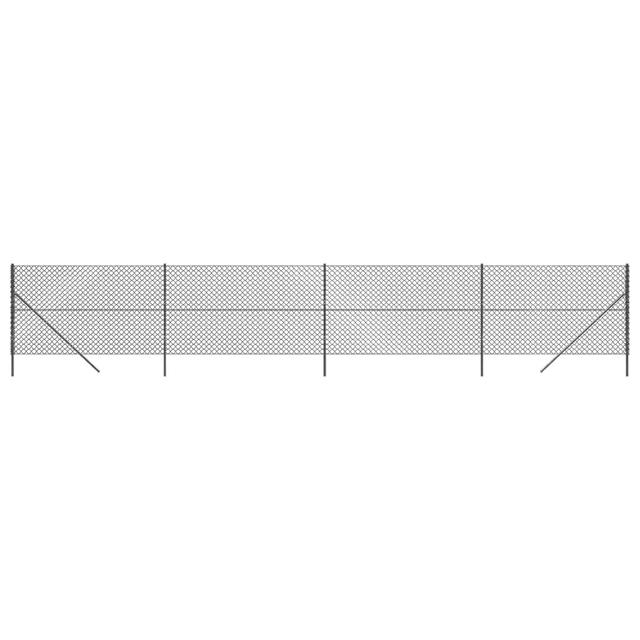 Maschendrahtzaun Ayzlin Garten Living Ausführung: Anthrazit, Größe: 160cm H x 1000cm W on Productcaster.