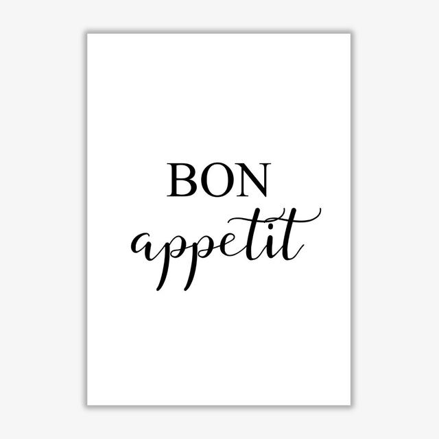 Bon Appetit - Print East Urban Home Format: No Frame, Size: 42 cm H x 30 cm W x 1 cm D on Productcaster.