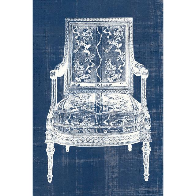 Antique Chair Blueprint VI - Wrapped Canvas Print Astoria Grand Size: 30cm H x 20cm W x 3.8cm D on Productcaster.