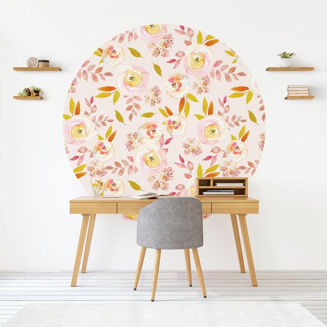 Johnone Matte Peel & Stick Mural Rosalind Wheeler Size: 175cm L x 175cm W on Productcaster.