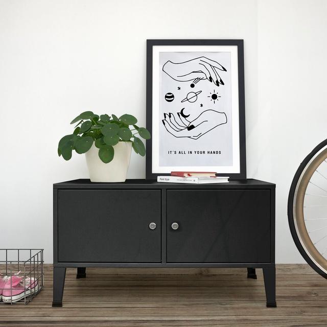 Sideboard Barwell Ebern Designs Farbe: Schwarz on Productcaster.