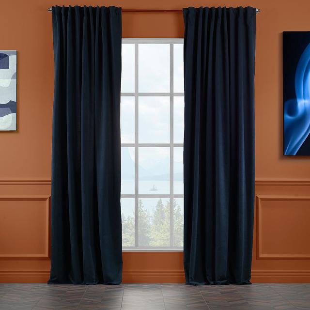 100% Blackout Thermal Extra Long & Extra Wide Decorative Curtain Single Panel Lilijan Home & Curtain Panel Size: 280cm Width x 500cm Drop, Curtain Col on Productcaster.