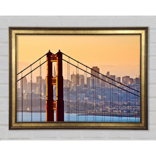 Golden Gate Bridge Structure - Single Picture Frame Art Prints Latitude Run Size: 21cm H x 29.7cm W x 1.5cm D on Productcaster.