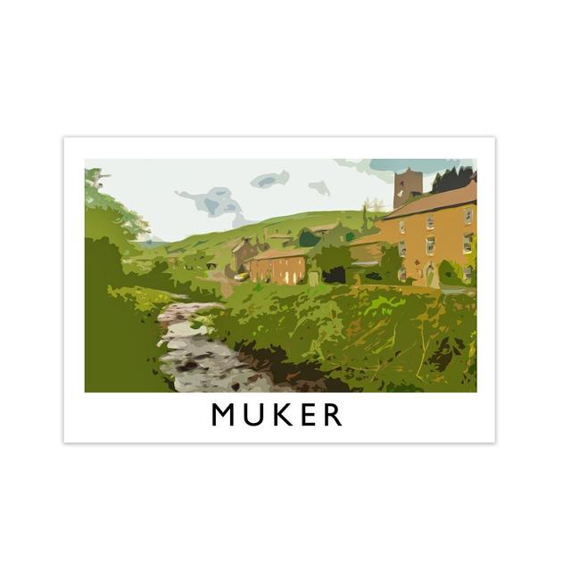 Muker by Richard O'Neill - Unframed Graphic Art Print on Paper 17 Stories Size: 29.7 cm H x 42 cm W on Productcaster.