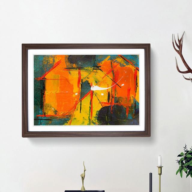 Abstract Vol.378 by S.Johnson - Picture Frame Painting Print East Urban Home Frame Option: Walnut Framed, Size: 36cm H x 48cm W x 2cm D on Productcaster.