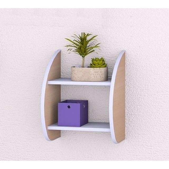 Arrindell Floating Shelf 17 Stories Size: 54cm H x 44cm W x 25cm D, Finish: Beige on Productcaster.