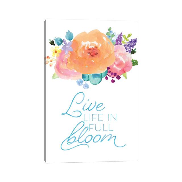 Flowers In Full Bloom II by Noonday Design - Wrapped Canvas Print ClassicLiving Size: 30.48cm H x 20.32cm W x 1.91cm D on Productcaster.