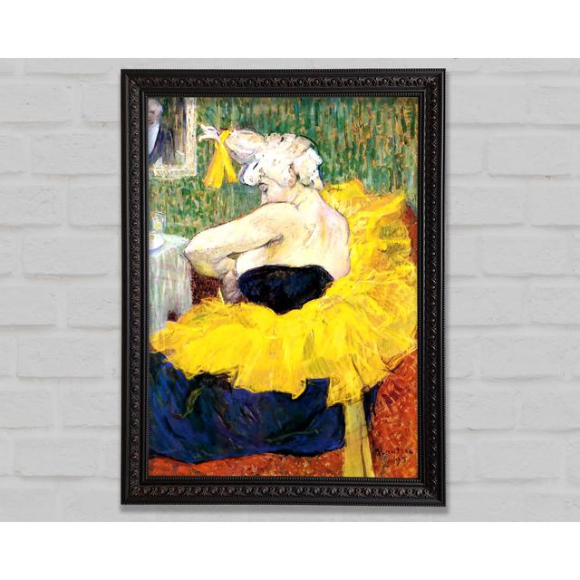 Toulouse Lautrec The Clowness Cha U Kao - Print Bright Star Size: 59.7cm H x 42cm W x 3cm D on Productcaster.