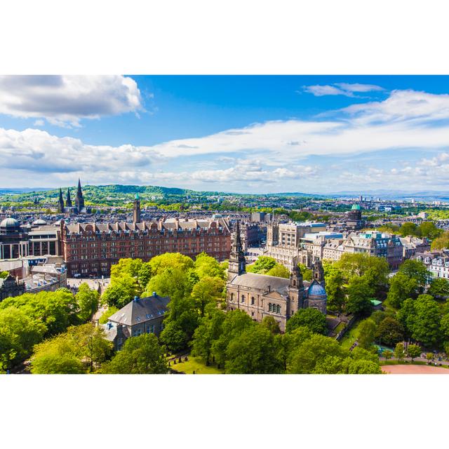 Edinburgh Skyline by Zack Tscharanyan - Wrapped Canvas Photograph 17 Stories Size: 81cm H x 122cm W on Productcaster.