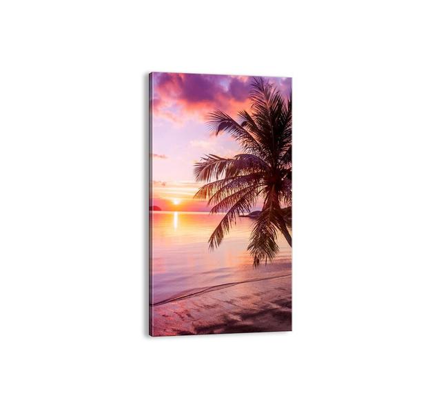 Bliss to the Horizon - Unframed Graphic Art Print on Canvas House of Hampton Size: 120cm H x 65cm W x 1.8cm D on Productcaster.