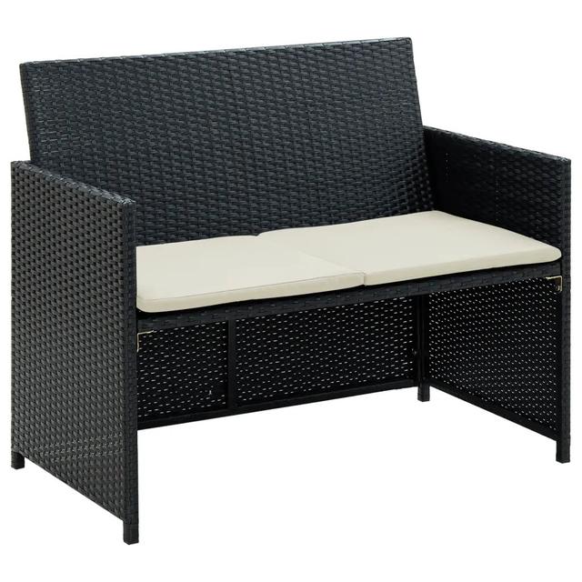 Gartensofa Kalynne mit Kissen 17 Stories Farbe (Bezug): Braun, Farbe (Gestell): Chile on Productcaster.