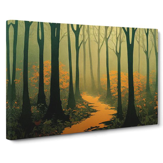 Boundless Forest - Wrapped Canvas Painting Alpen Home Size: 40cm H x 60cm W x 3cm D on Productcaster.