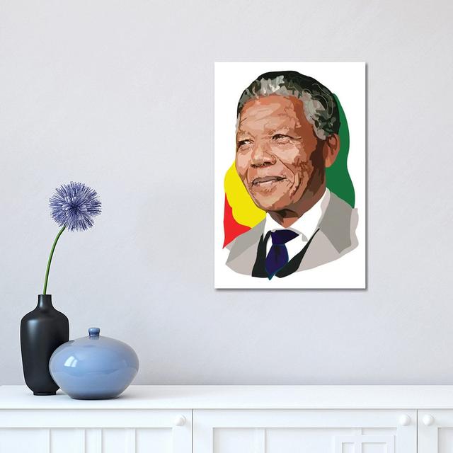 Nelson Mandela iCanvas Size: 45.72cm H x 30.48cm W x 1.905cm D on Productcaster.