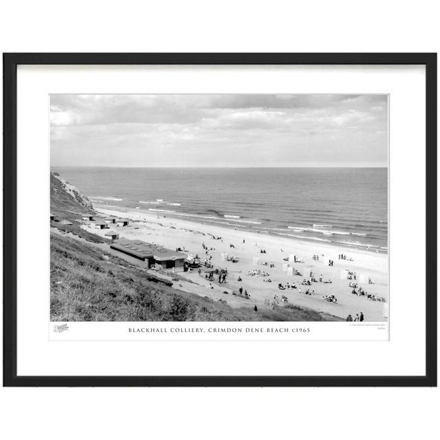 'Blackhall Colliery, Crimdon Dene Beach C1965' by Francis Frith - Picture Frame Photograph Print on Paper The Francis Frith Collection Size: 28cm H x on Productcaster.