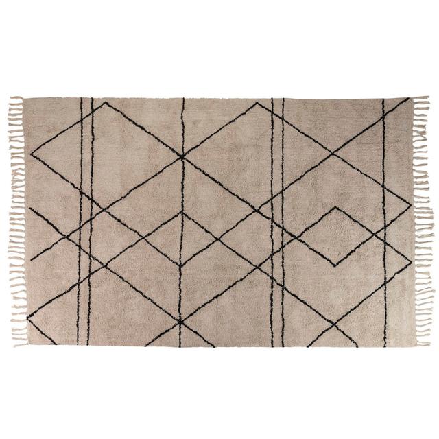 Hand Woven Rug 200x1x300 Cm Garpe Interiores Rug Size: Rectangle 200 x 300cm on Productcaster.