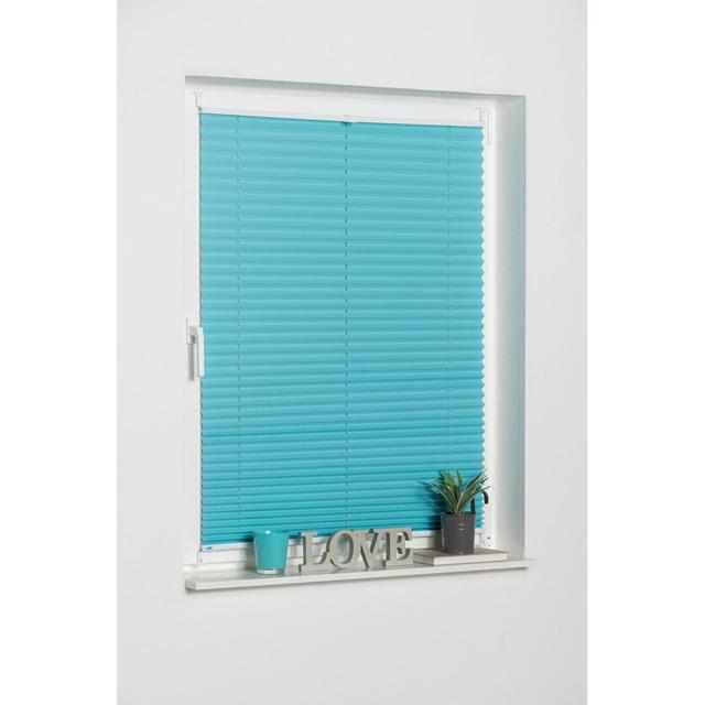 Blackout Pleated Blind Latitude Run Size: 40 W x 130 L cm, Finish: Ice Blue on Productcaster.