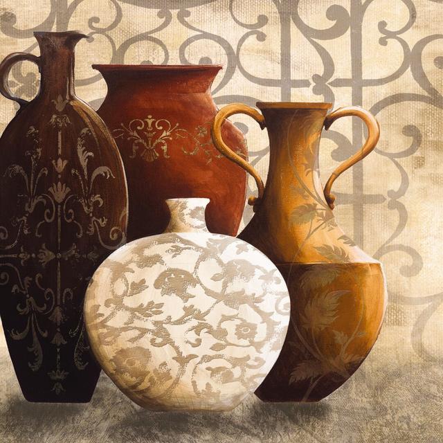 Ceramic Vases - Wrapped Canvas Graphic Art Print Rosalind Wheeler Size: 51cm H x 51cm W x 3.8cm D on Productcaster.