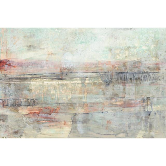 Soft Scape I by Jennifer Goldberger - Wrapped Canvas Painting Metro Lane Size: 61cm H x 91cm W x 3.8cm D on Productcaster.