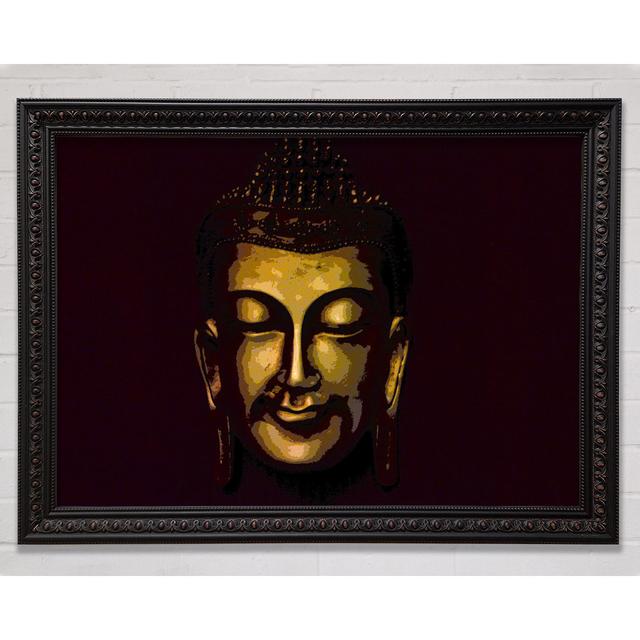 Gently Smiling Buddha Framed Print Bright Star Size: 42cm H x 59.7cm W on Productcaster.