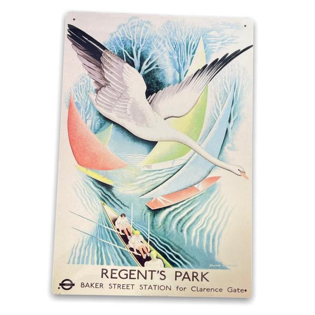 Vintage Metal Sign - London Underground, Baker Street for Regent'S Park Happy Larry on Productcaster.