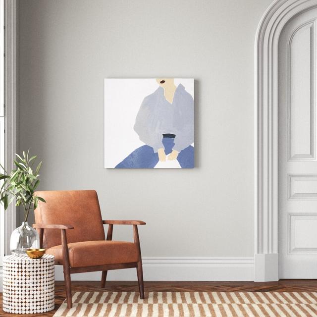 Herself X by Melissa Wang - Wrapped Canvas Painting Print Fairmont Park Size: 76cm H x 76cm W on Productcaster.