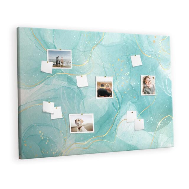 Wall Mounted bulletin print wall art notice boards decorative corkboard Abstract marble East Urban Home on Productcaster.