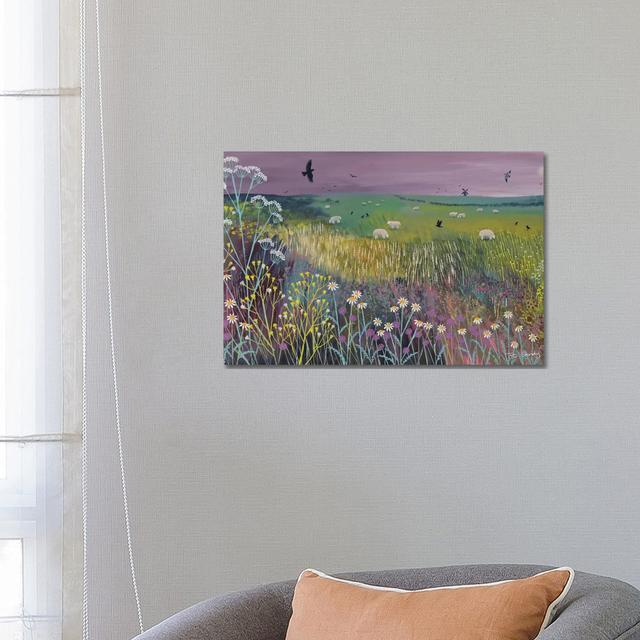 Meadow Breeze by Jo Grundy - Painting on Canvas Marlow Home Co. Size: 45.72cm H x 66.04cm W x 1.91cm D, Format: Wrapped Canvas on Productcaster.