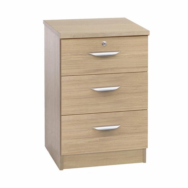 3 Drawer CD/ DVD Storage Unit Gracie Oaks Colour: Sandstone on Productcaster.