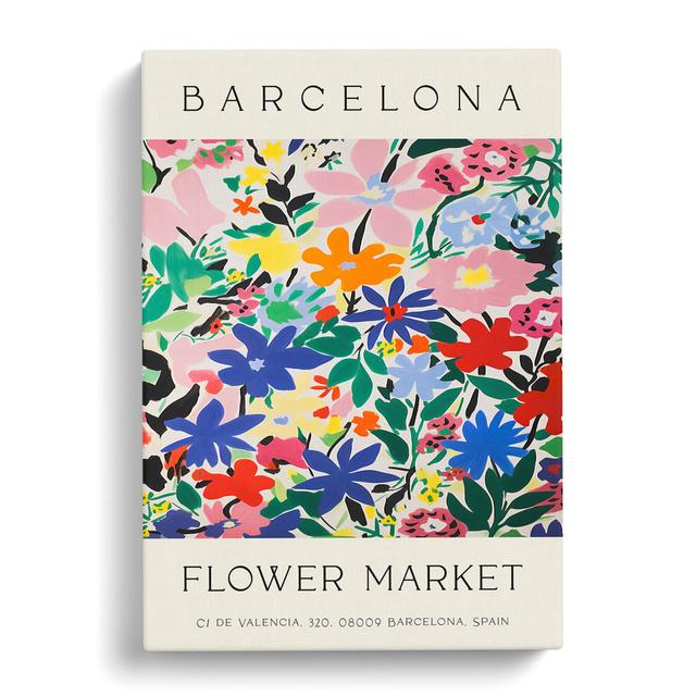 Flower Market Exhibition Barcelona No.6 George Oliver Size: 50cm H x 35cm W x 3cm D on Productcaster.