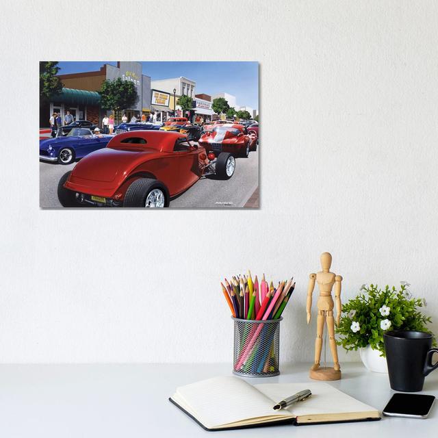 Car Show '98 by Bruce Kaiser - Wrapped Canvas Print Latitude Run Size: 20.32cm H x 30.48cm W x 1.905cm D on Productcaster.