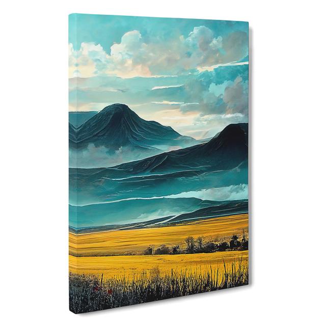 Wonderful Mountain Landscape No.2 - Wrapped Canvas Graphic Art Alpen Home Size: 50cm H x 35cm W x 3cm D on Productcaster.