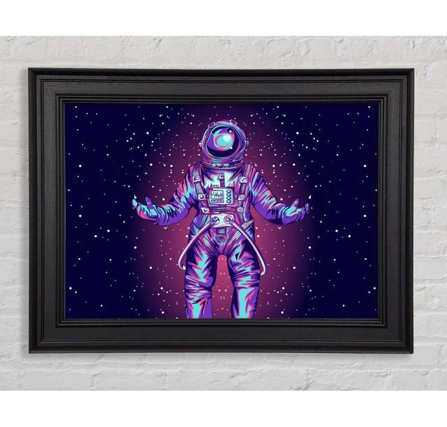 Spaceman Star Purple - Print Rosalind Wheeler Size: 59.7cm H x 84.1cm W x 8cm D on Productcaster.