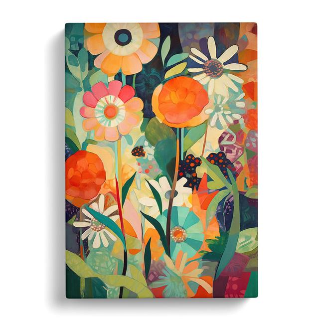 Matawan Flowers Orphism Vol.3 - Wrapped Canvas Graphic Art Marlow Home Co. Size: 50cm H x 35cm W x 3cm D on Productcaster.