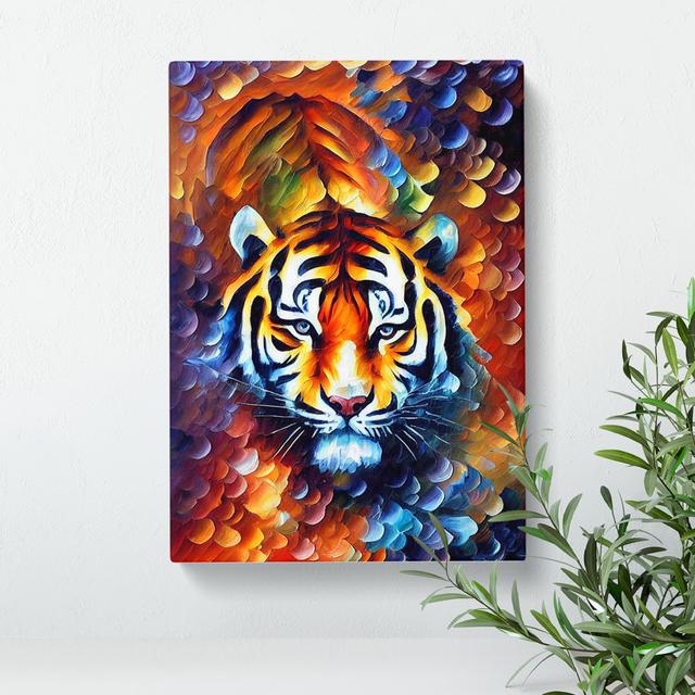 Tiger Portrait No.2 - Wrapped Canvas Print World Menagerie Size: 60cm H x 40cm W x 3cm D on Productcaster.