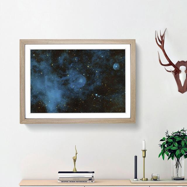 Out of Space Vol.32 in Abstract - Picture Frame Graphic Art Print East Urban Home Frame Option: Oak Framed, Size: 27cm H x 36cm W x 2cm D on Productcaster.