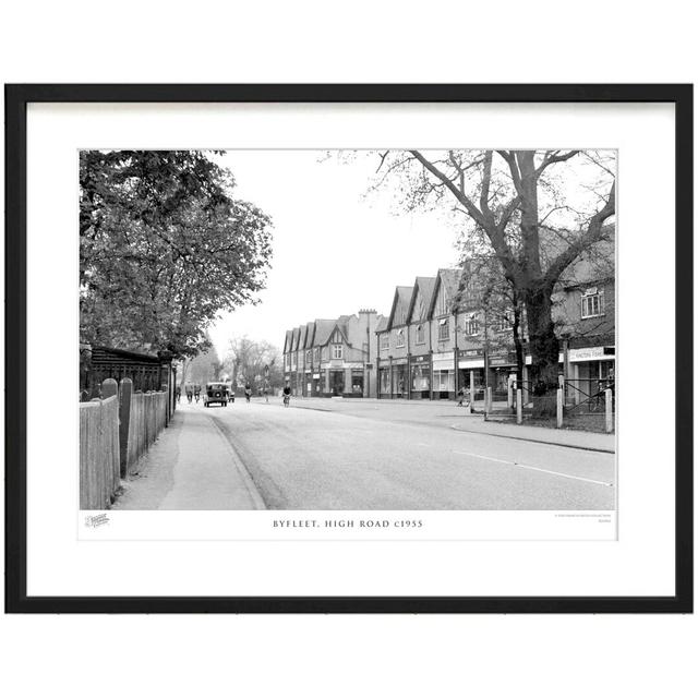 'Byfleet, High Road C1955' by Francis Frith - Picture Frame Photograph Print on Paper The Francis Frith Collection Size: 28cm H x 36cm W x 2.3cm D on Productcaster.