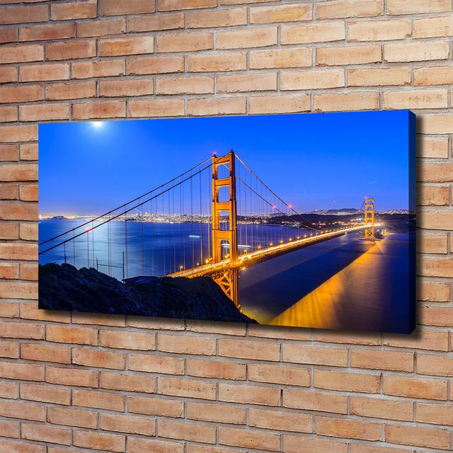 San Francisco Bridge - Wrapped Canvas Art Prints Highland Dunes on Productcaster.