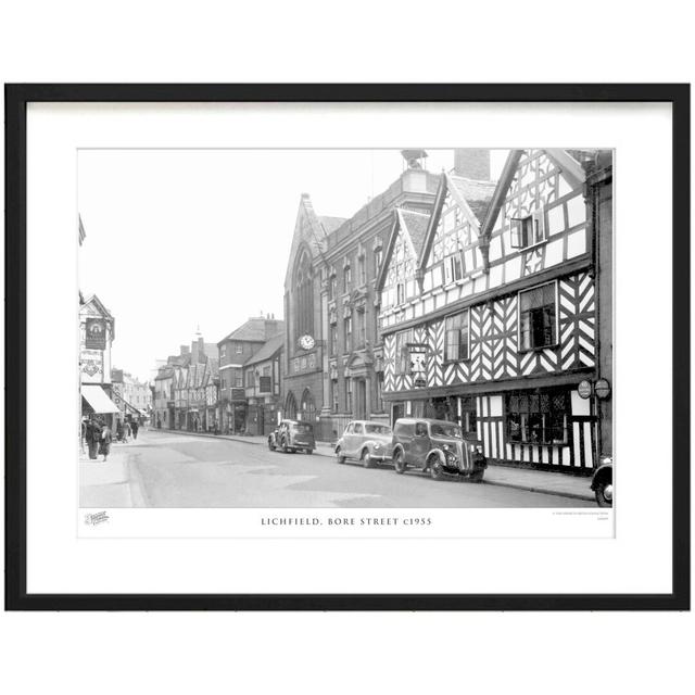 Lichfield, Bore Street C1955 - Single Picture Frame Print The Francis Frith Collection Size: 45cm H x 60cm W x 2.3cm D on Productcaster.