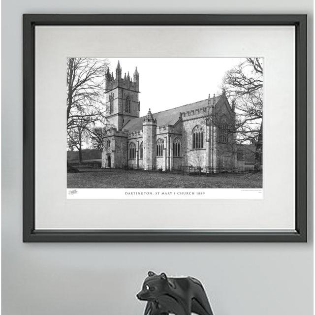 'Dartington, St Mary's Church 1889' - Picture Frame Photograph Print on Paper The Francis Frith Collection Size: 60cm H x 80cm W x 2.3cm D on Productcaster.