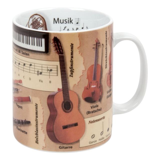 Kaffeebecher Wissen Musik Könitz on Productcaster.