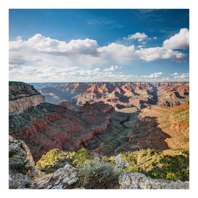 Natural Beauty of the Canyons - Wrapped Canvas Graphic Art Print East Urban Home Size: 100cm L x 100cm W on Productcaster.