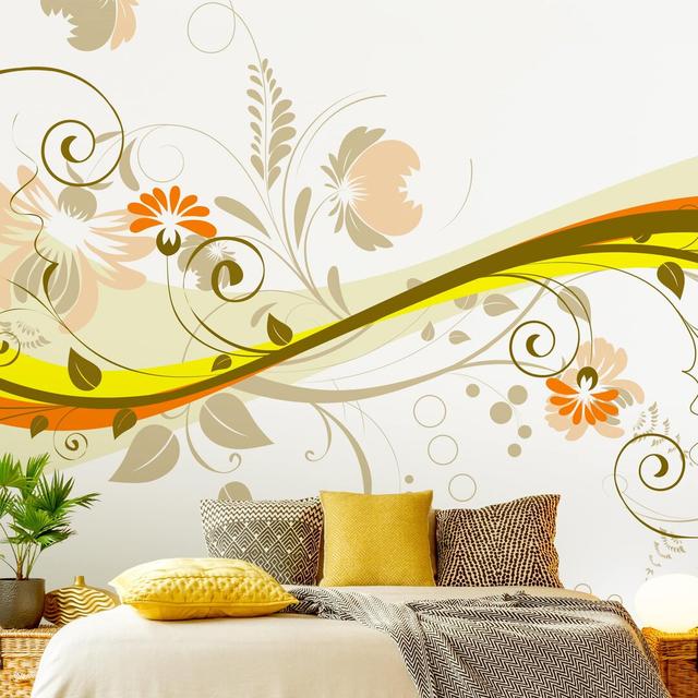 June 1.92m x 1.92m Textured Matte Peel & Stick Wall Mural East Urban Home on Productcaster.