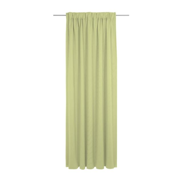 Uni Collection Light 100% Cotton Opaque Pinch Pleat Single Curtain Panel Adam Curtain Colour: Green, Panel Size: 142cm wide x 295cm high on Productcaster.